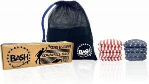 Bash Brands Official Regulation Cornhole All Weather Resin Filled Bag Set