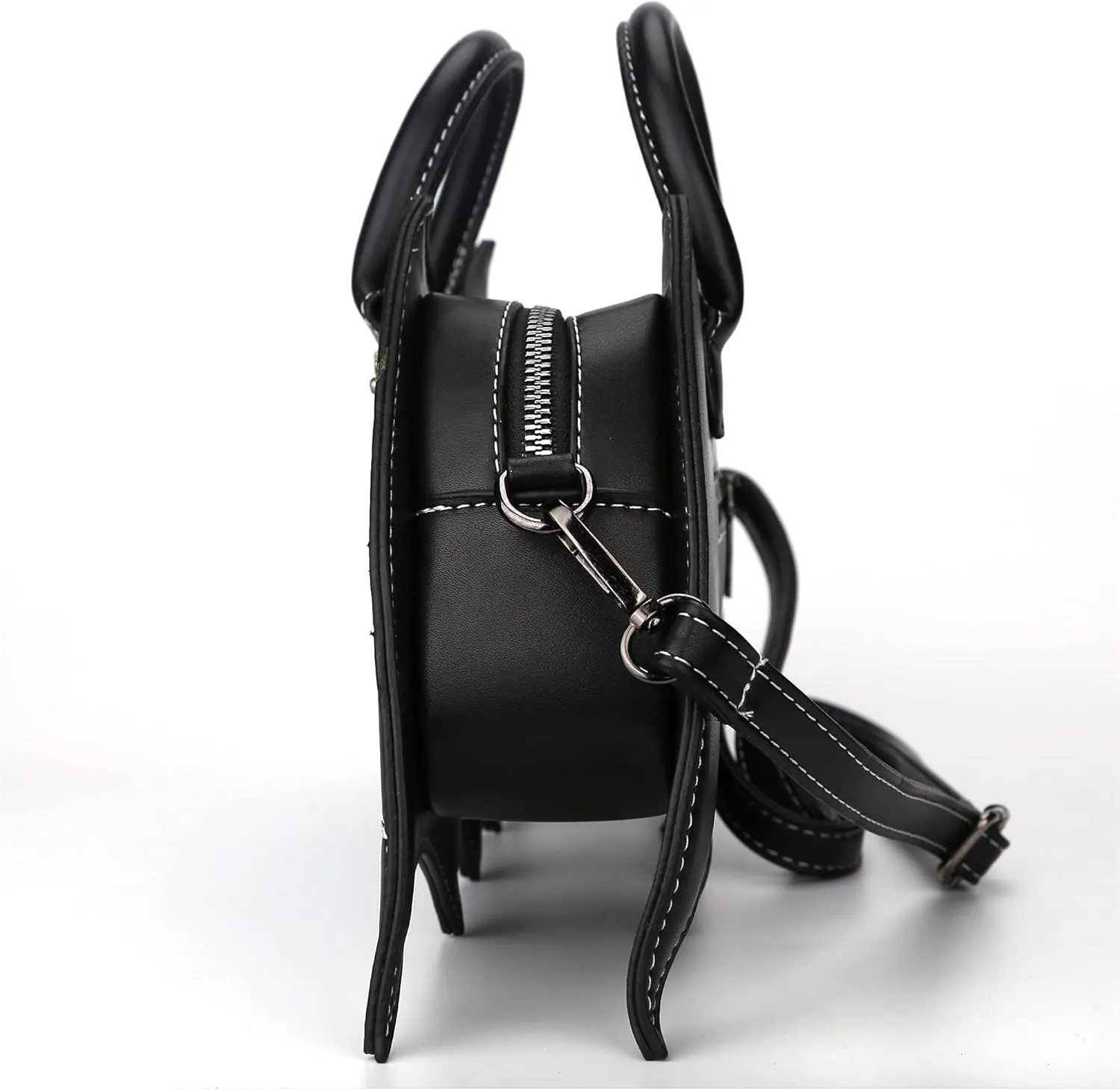 Bat wing Shoulder bag,PU Spider Web Crossbody Handbag for Women