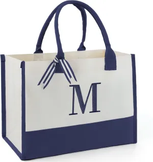 BeeGreen Personalized-Tote-Bag-for Women Mom Teacher Friends Sister Gift Bags with Comestic Bag