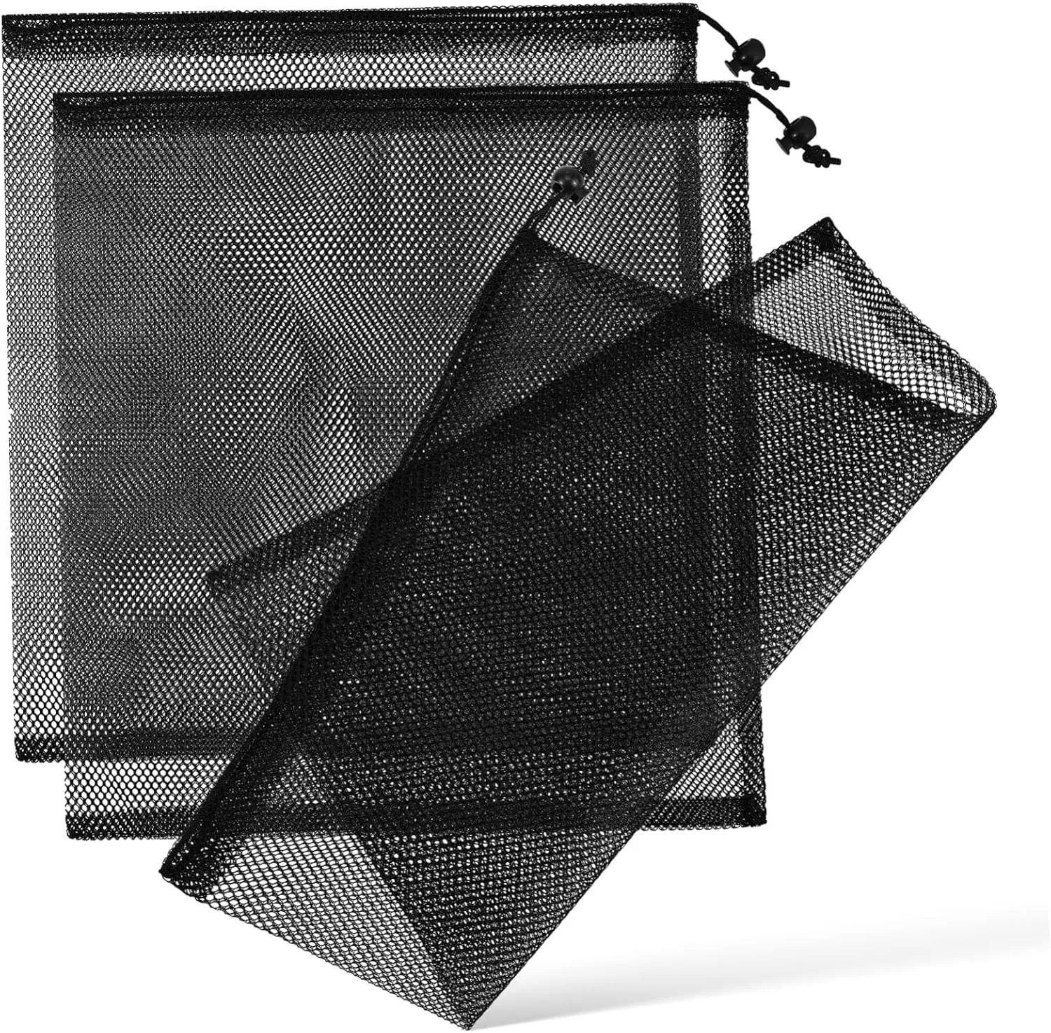 BESPORTBLE 5sets Drawstring Mesh Bag Fountain Pump Filter Bowling Ball Bag Tennis Bag Pool Skimmer Swim Mesh Bag Tennis Ball Bags Drawstring Bags Small Mesh Bag Canvas Bags Polyester 3pcs*5
