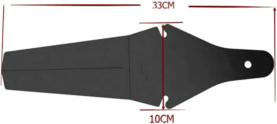 Bicycle Saddle Road Bike Fender Mudguard Plastic Bottom Flap to Ride ， Removable Ass Savers Rear Mudguard, Cycling Accessories Mudguard-black