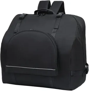 Black Accordion Bag - Padded Oxford Cloth Case with Adjustable Shoulder Straps, Shockproof Backpack for 60/80/96/120 Bass Piano Accordion, Waterproof Storage Bag (19.68 X 18.50 X 9.84 Inches)