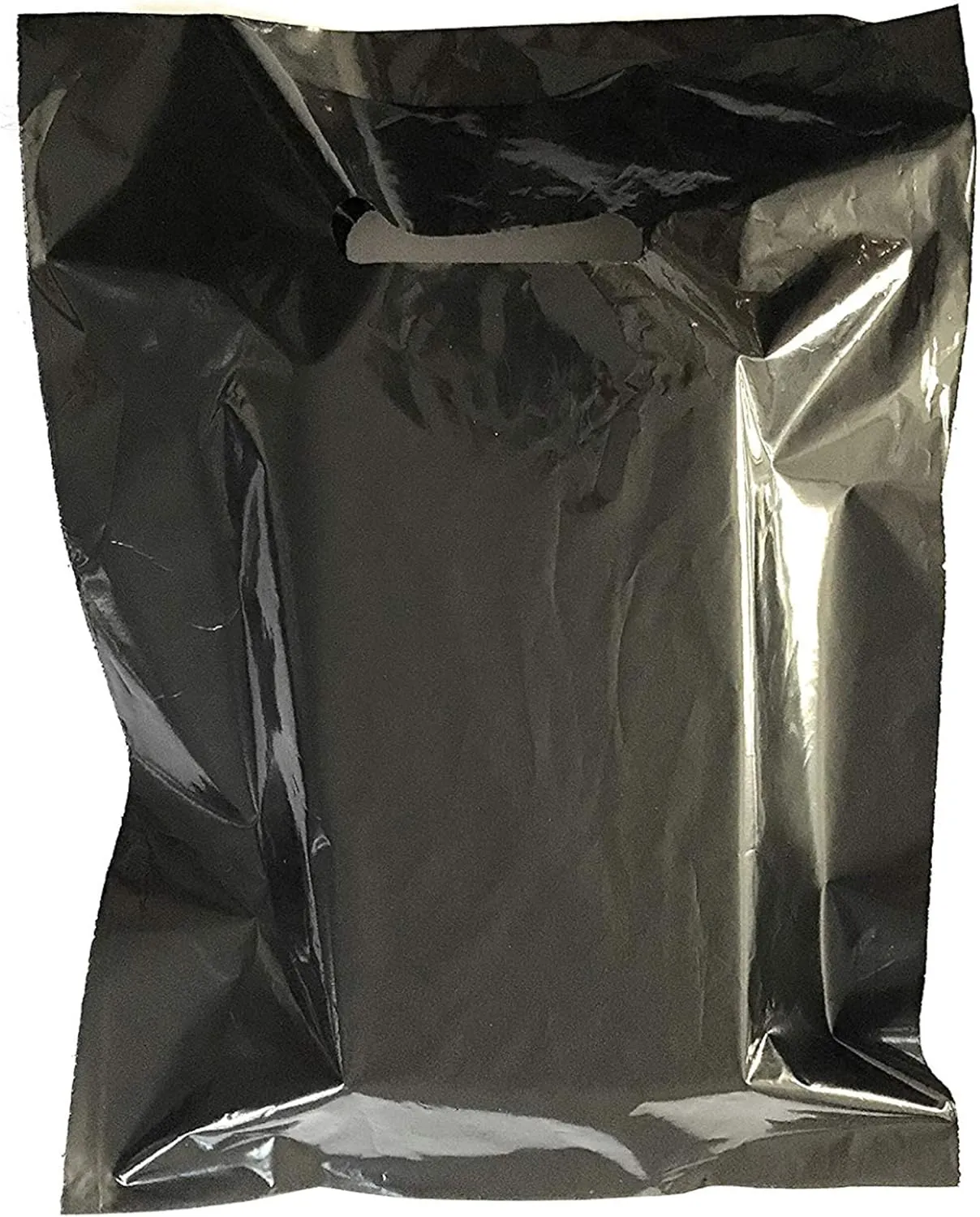 BLACK PLASTIC MERCHANDISE STORE BAGS, different sizes 9"x12", 12"x15", 15"x18" PACKS of 100/200/500 Retail Product Bags I 100% Recyclable