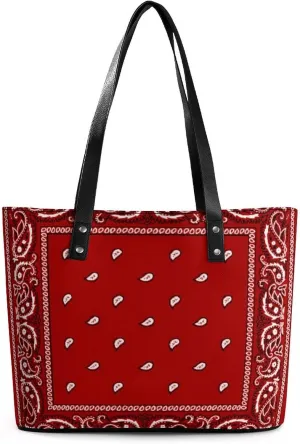 Black Retro A Leather Handbag with Large Capacity And Portability
