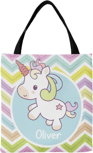 Blue Racing Car Personalized Canvas Tote Bags for Women Kids, Reusable Bags for Shopping,Travel,School Handbag Gift