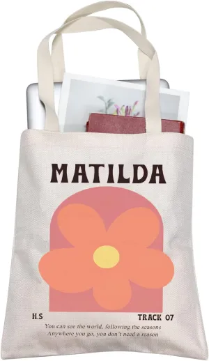 BLUPARK Singer Inspired Tote Bag - Music Lover Canvas Tote Bag with Singer Song Idea & Album Inspired Design
