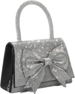 Bow Purse Women Rhinestone Bow Handbag Aesthetic Coquette Bag Girls Trendy Evening Bag Valentine's Day Gifts