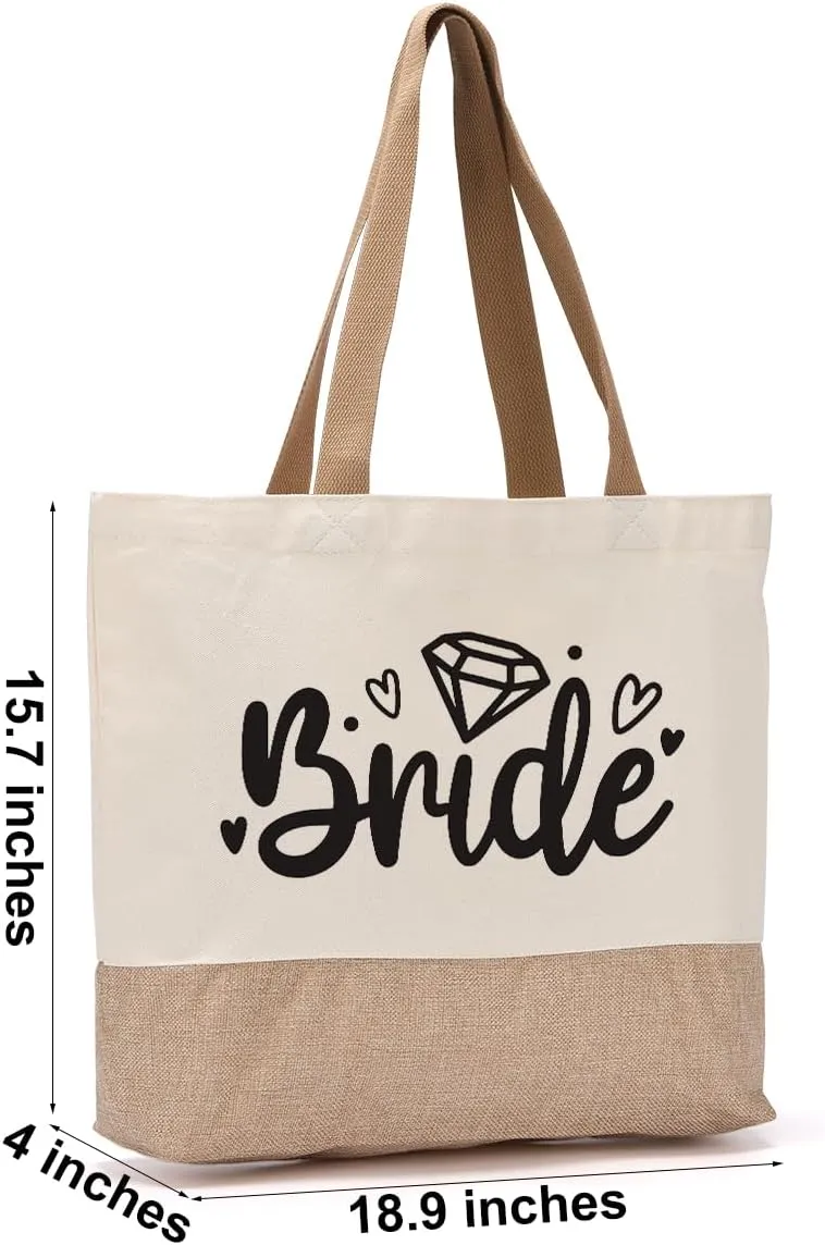 Bride Bags Engagement Mother of the Bride Gifts Tote Bag for Women