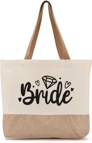 Bride Bags Engagement Mother of the Bride Gifts Tote Bag for Women