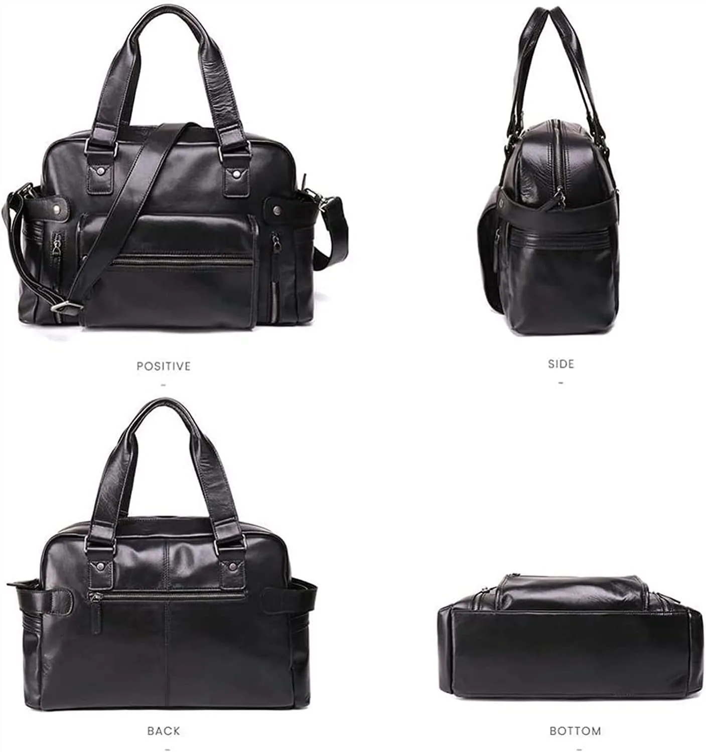 Briefcase Laptop Bag Business Briefcase Men's Crossbody Bag Shoulder