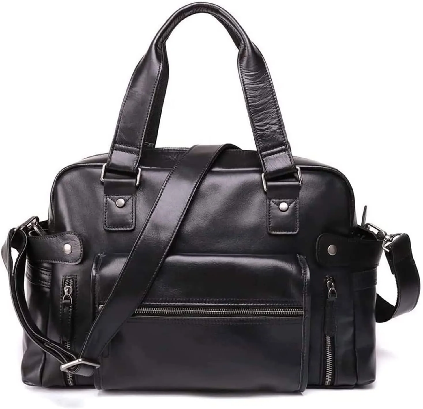 Briefcase Laptop Bag Business Briefcase Men's Crossbody Bag Shoulder