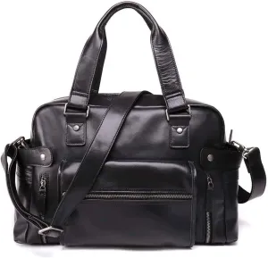 Briefcase Laptop Bag Business Briefcase Men's Crossbody Bag Shoulder