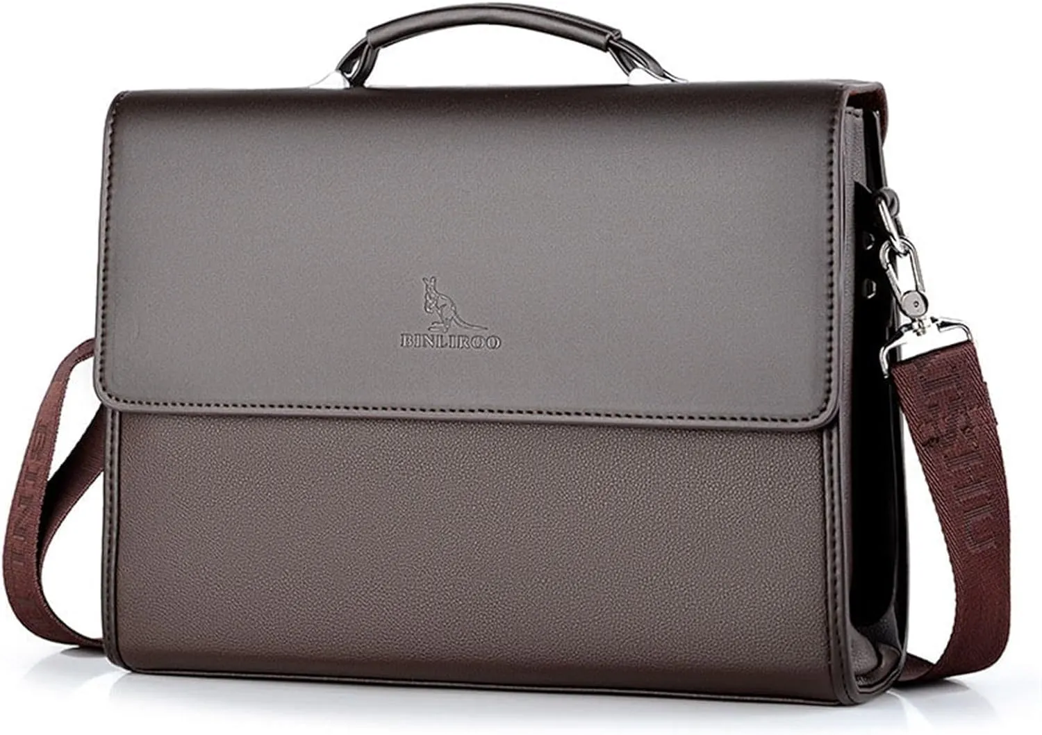 Briefcases for men Men Business Briefcase,Brand Crossbody Bag, Leather Shoulder Bag, Men Top-Handle Computer Bag