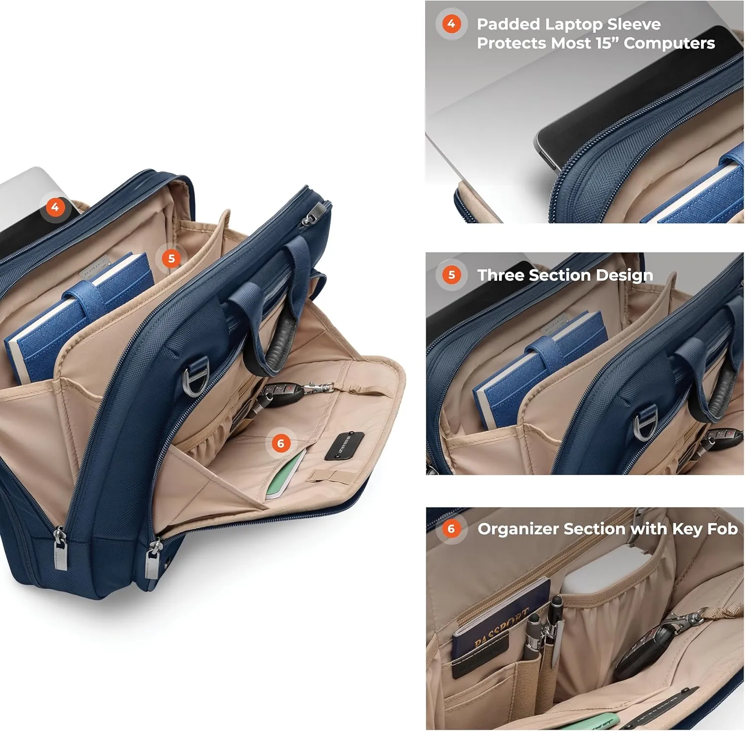 Briggs & Riley Briefcases - Laptop Bag for Work & Travel, Briefcases for Men & Women - @work Collection