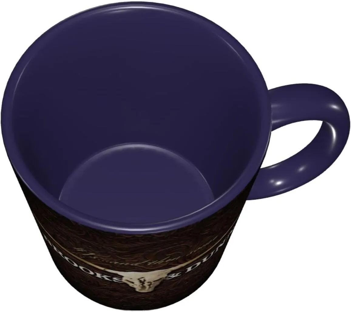 Brooks Music Dunn Ceramic Mug 12oz Cup Coffee Mugs Tea Cups Decor Novelty Presents For Home Office Travel Navy Blue