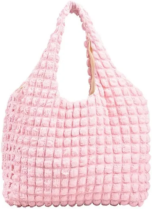Bubble Hobo Bags for Women Bubble Tote Bag Cloud Shoulder Bag Hobo Bag Casual Purses Satchel Work Bag