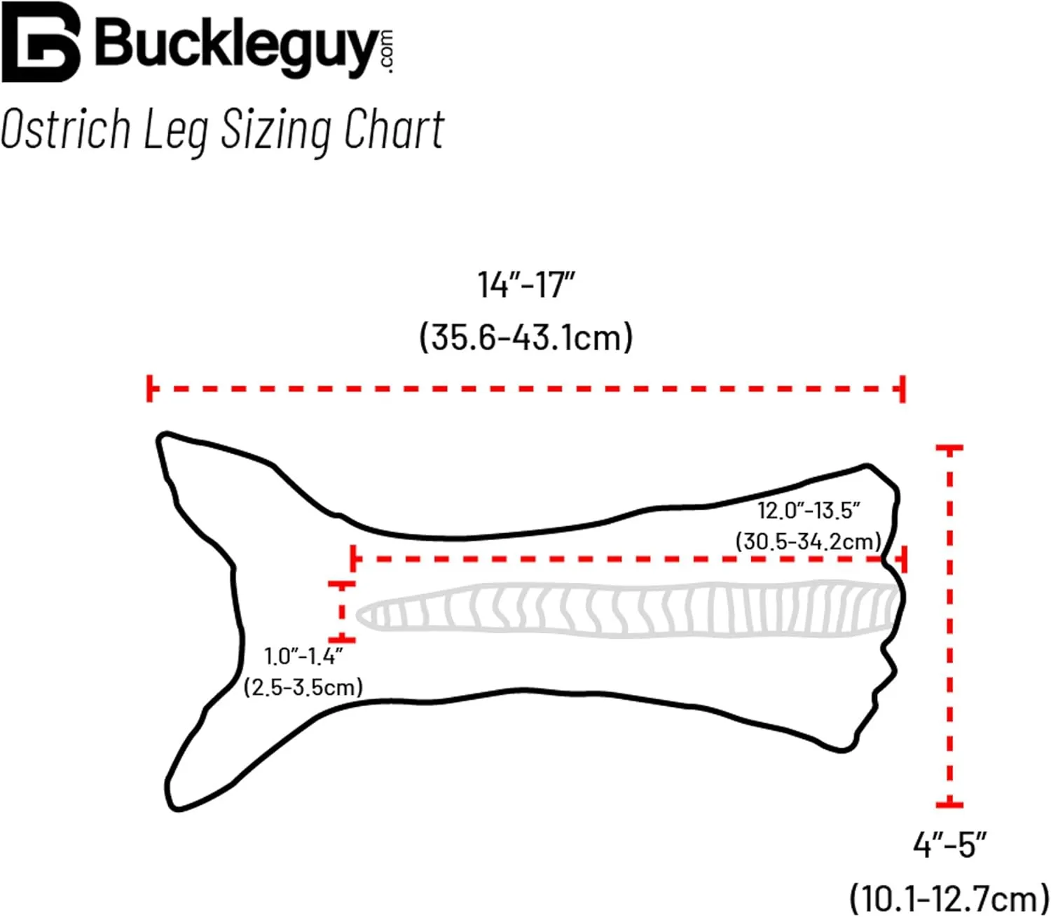 Buckleguy.com Ostrich Leg, Exotic Leather