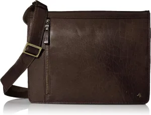 Buffalo Leather 13 Inch Laptop Case/Messenger Shoulder Bag/Handbag, Brown, One Size