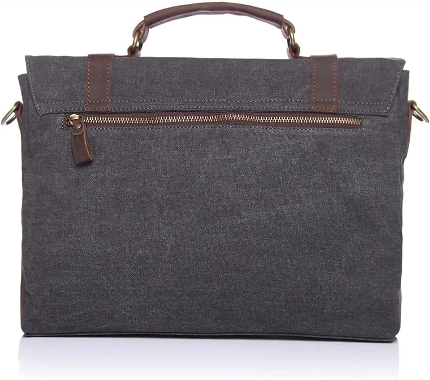Business Briefcase, Canvas diagonal shoulder bag, retro casual handbag
