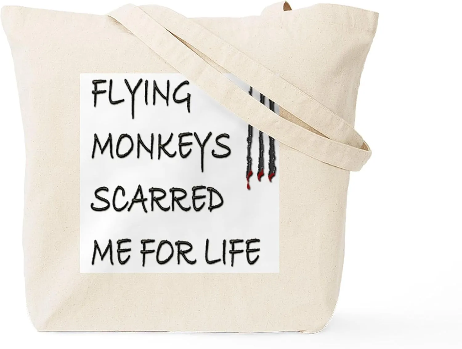 CafePress Flying Monkeys Tote Bag Natural Canvas Tote Bag, Reusable Shopping Bag