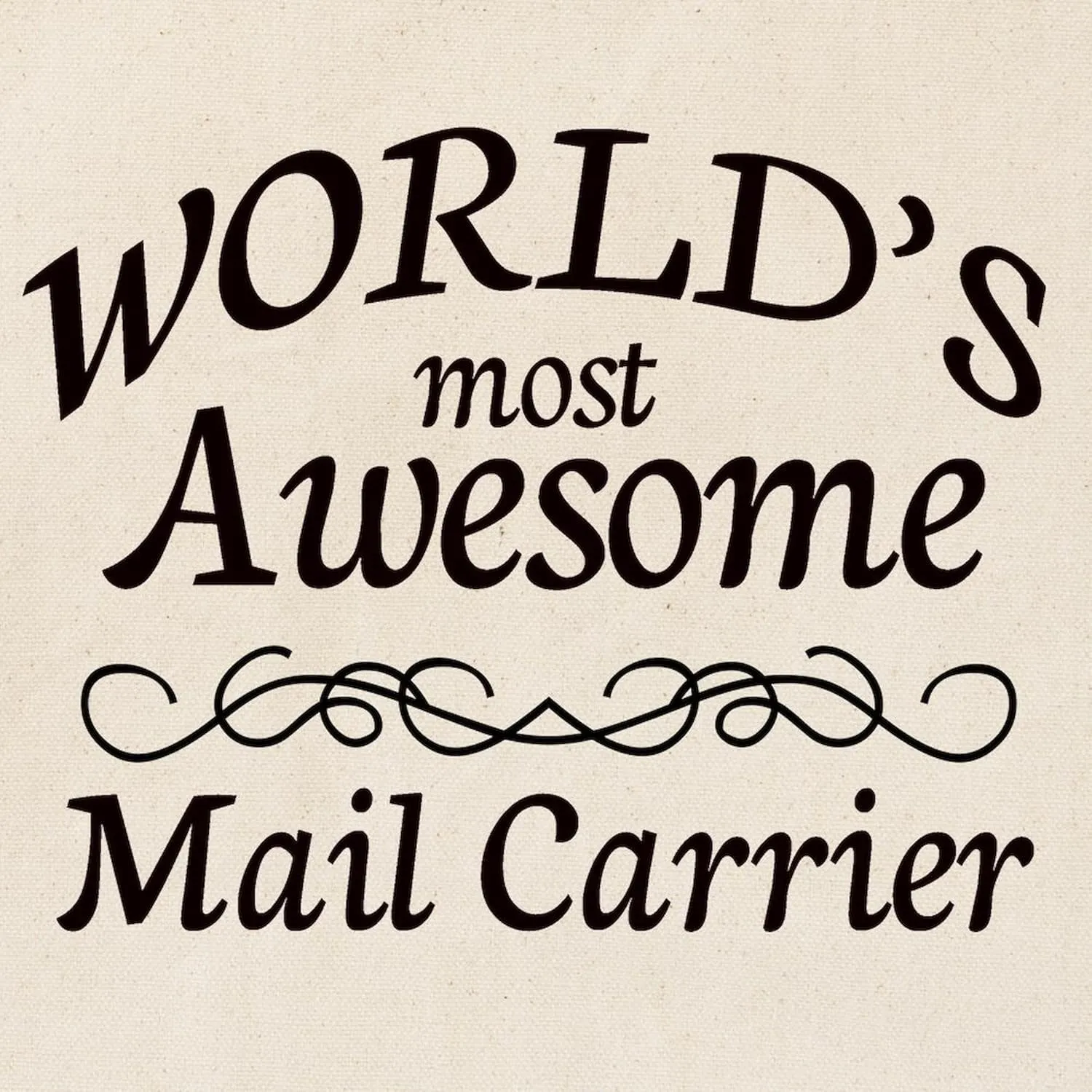 CafePress Mail Carrier Tote Bag Natural Canvas Tote Bag, Reusable Shopping Bag