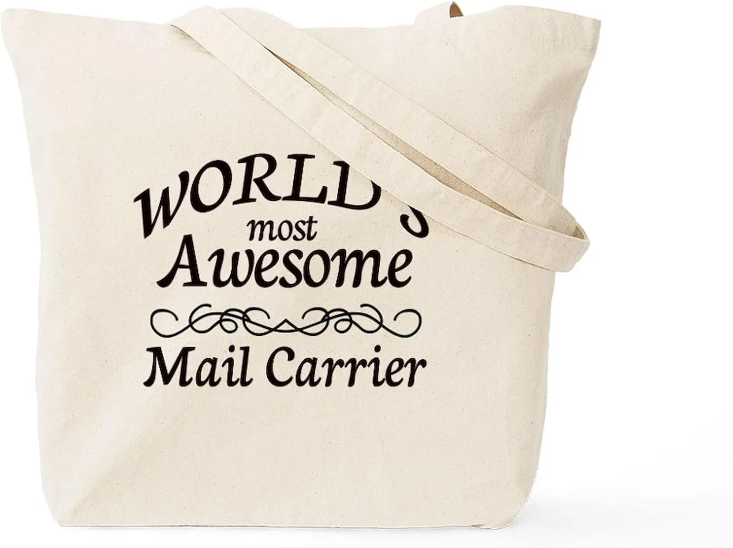 CafePress Mail Carrier Tote Bag Natural Canvas Tote Bag, Reusable Shopping Bag