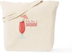 CafePress Make Mine A Daiquiri! Tote Bag Natural Canvas Tote Bag, Reusable Shopping Bag