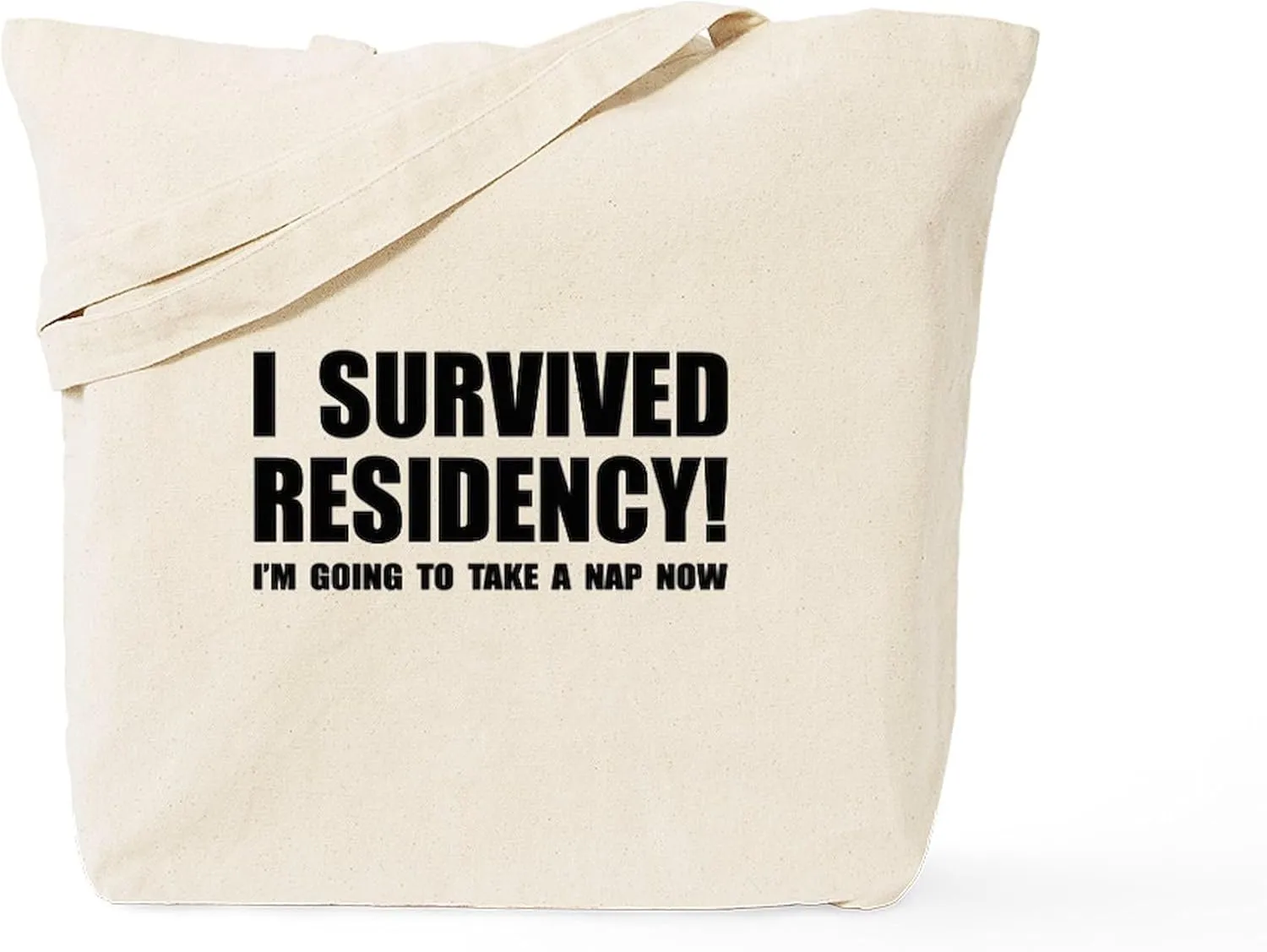 CafePress Residency Survivor Tote Bag Natural Canvas Tote Bag, Reusable Shopping Bag