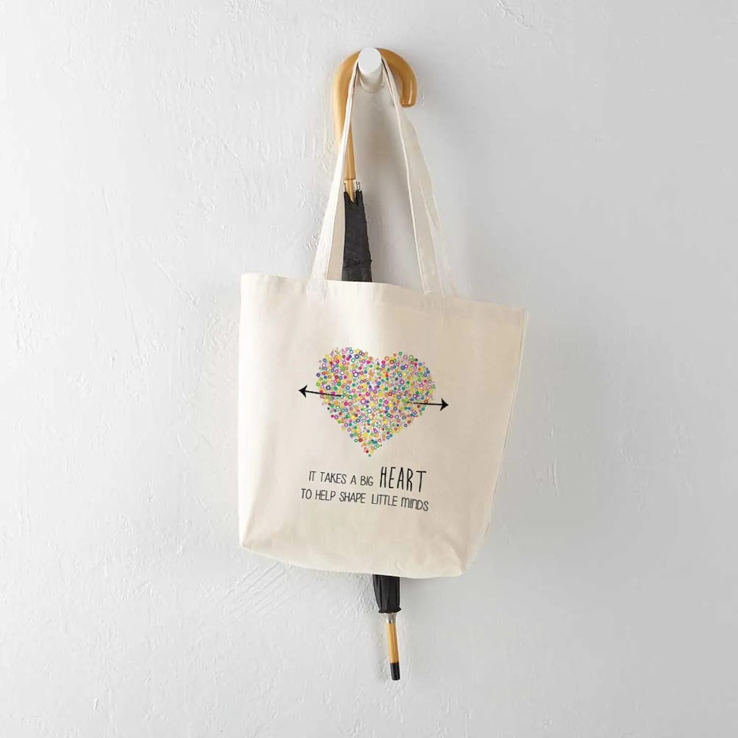 CafePress Tote Bag Natural Canvas Tote Bag, Reusable Shopping Bag