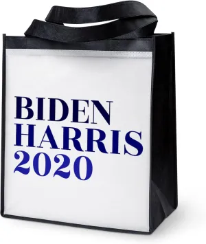 CafePress Vote Blue Reusable Grocery Tote Bag Reusable Collapsible Grocery Bag