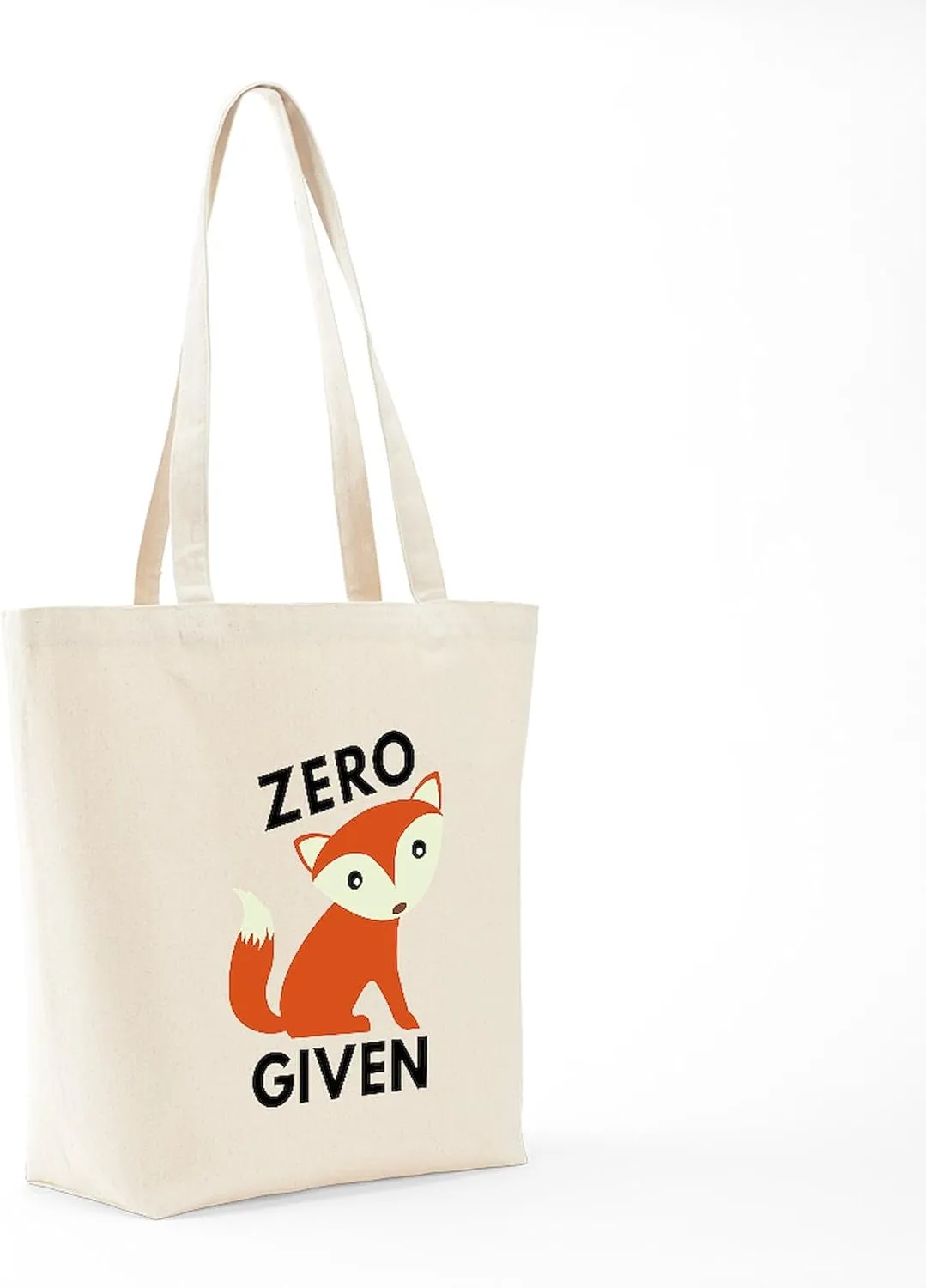 CafePress Zero Fox Given Tote Bag Natural Canvas Tote Bag, Reusable Shopping Bag