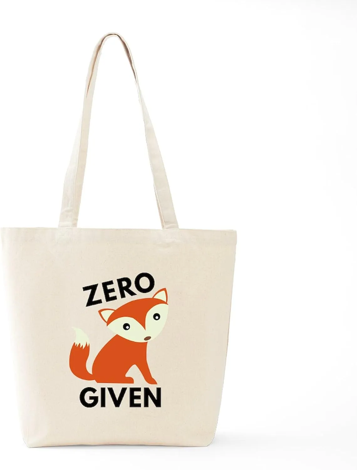 CafePress Zero Fox Given Tote Bag Natural Canvas Tote Bag, Reusable Shopping Bag