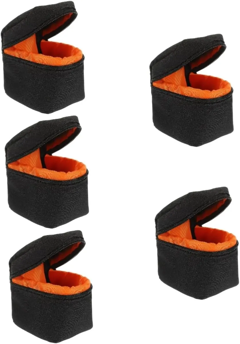 Camera Lens Bag Portable Shockproof Pouch for Outdoor Travel Lightweight Compact Design Protects and Accidental Impact for Daily Storage of Camera Lenses
