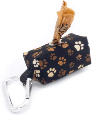Caninus Collars Muddy Paws Dog Poop Bag Waste Dispenser Cotton Bag (Muddy Paws)
