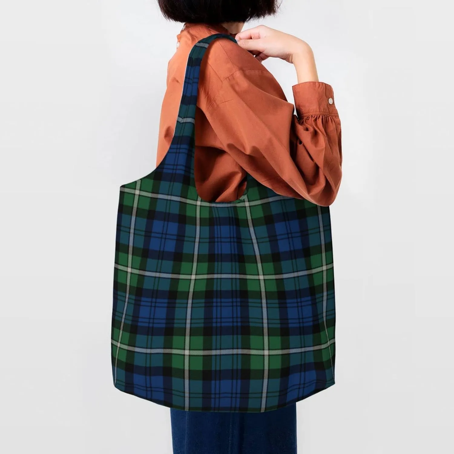 Canvas Shoulder Tote Bags For Women And Men, Reusable Grocery Bags, Large Capacity
