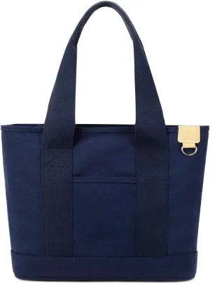 Canvas Tote Bag for Women,Shoulder Bag,Tote Bag with Zipper Canvas Handbag Travel Bags with Keychain