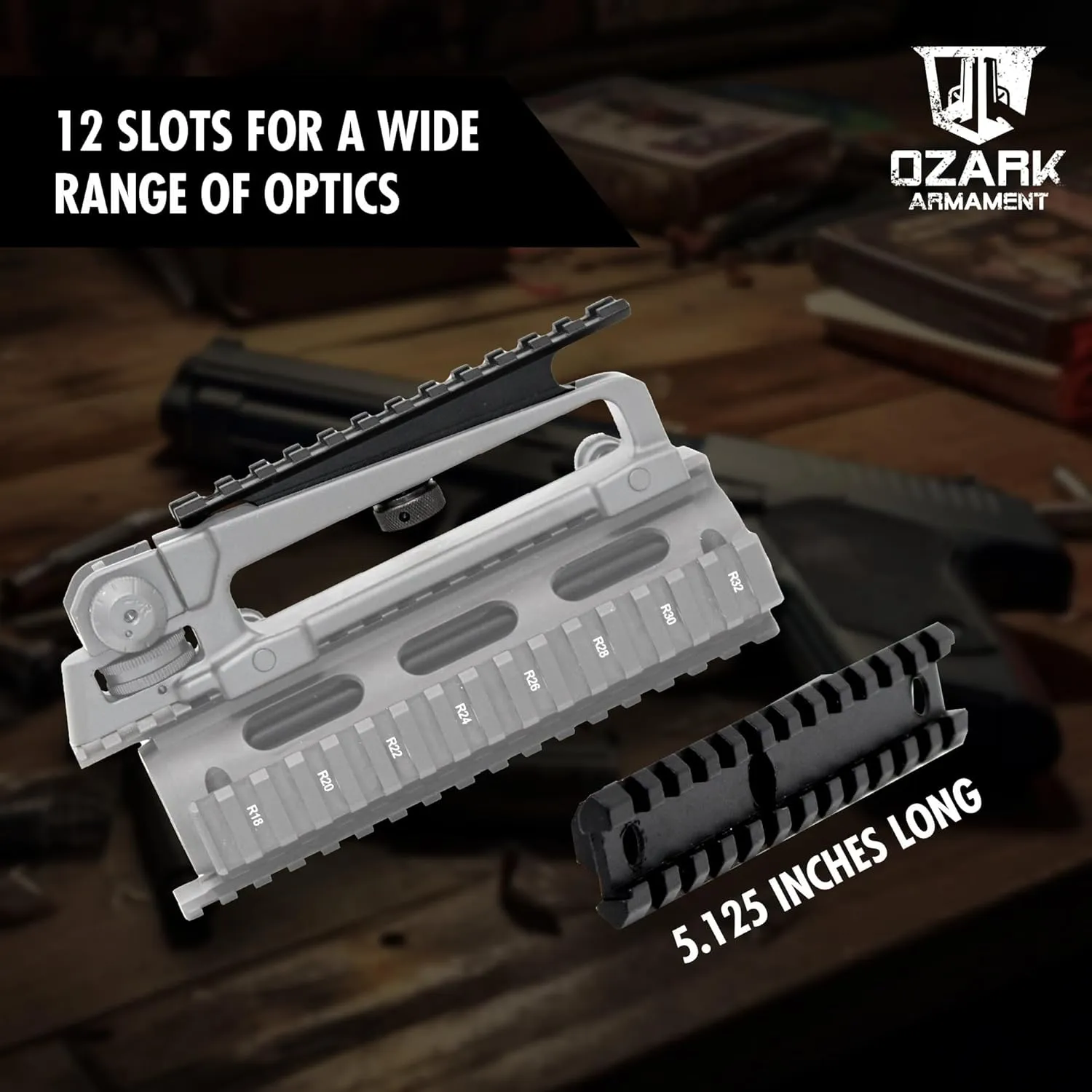 Carry Handle Mount & Carry Handle Picatinny Rail Mount Designed for Carry Handle Sights Universal Detachable Carry Handle Scope Mount for A Wide Range of Optics