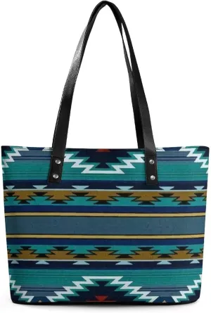 Cartoon Mushrooms A Leather Handbag with Large Capacity And Portability