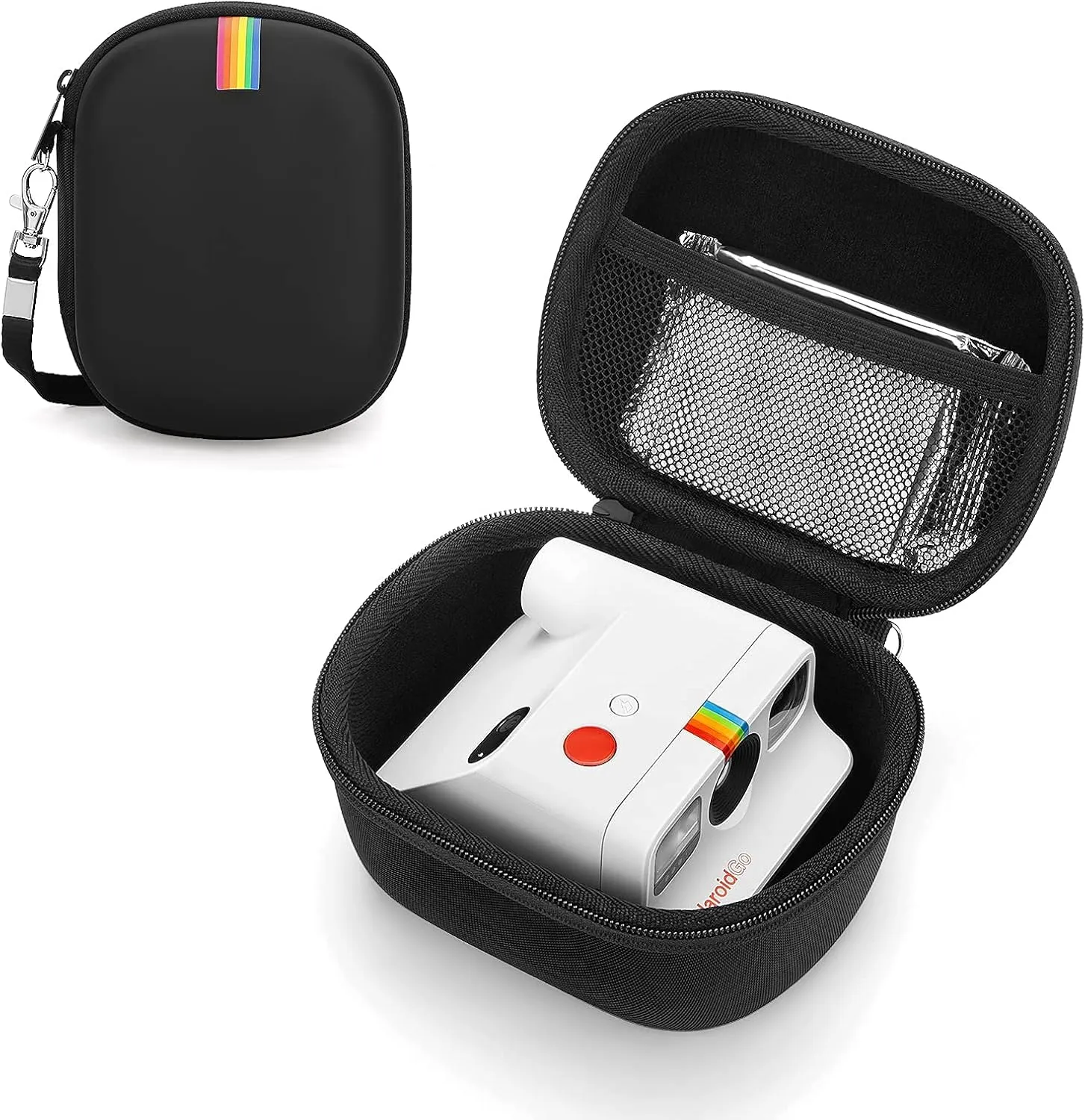 Case for Polaroid Go 9035/9071/9070 Instant Mini Camera, Hard Organizer Portable Carry Travel Cover Storage Bag (Black)