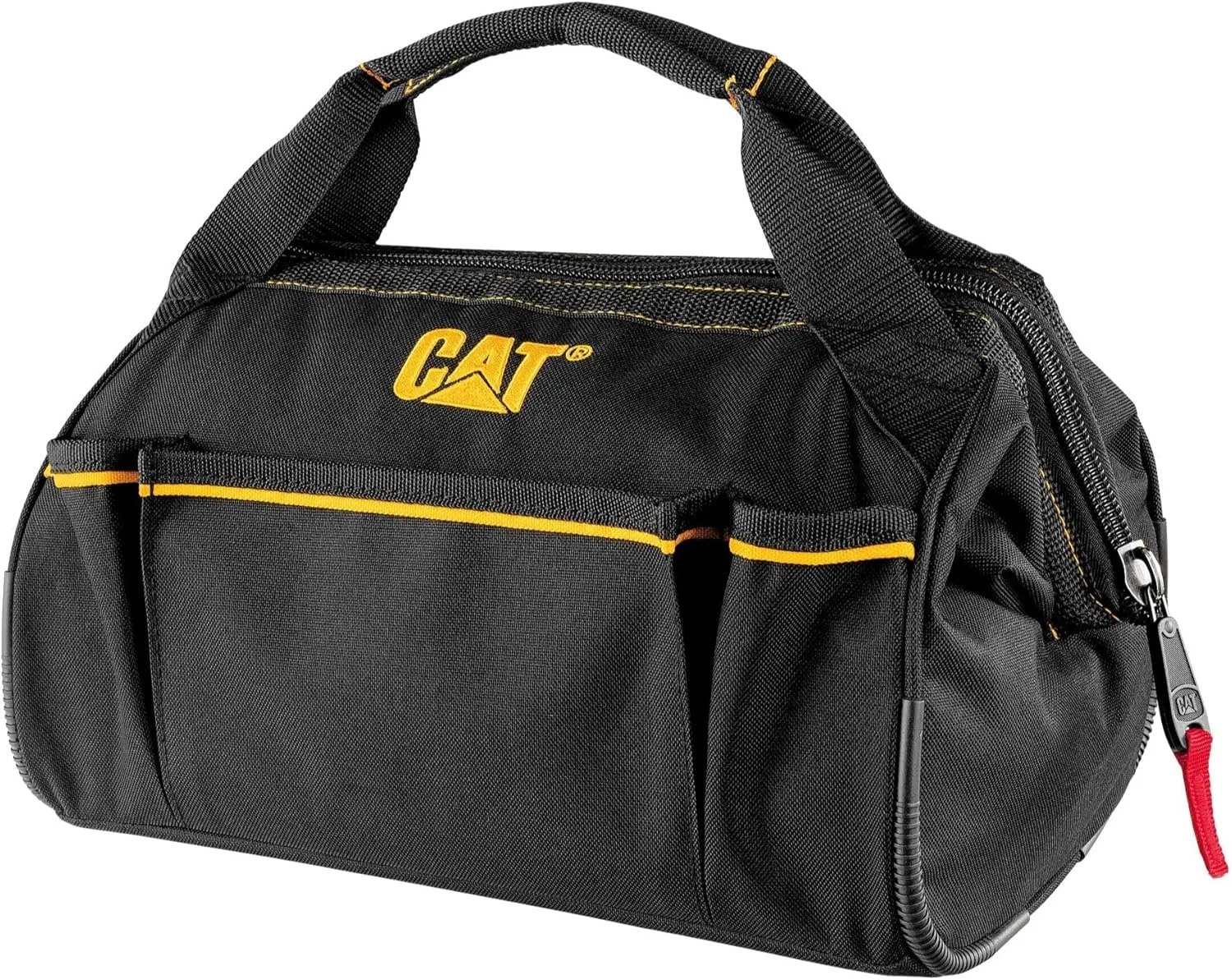 Cat 13 Inch Wide-Mouth Tool Bag - 240042, Black
