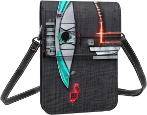 Cell Phone Purse Wallet Crossbody Bag Soft Leather Mobile Phone Wallet for women Darts arrows Print