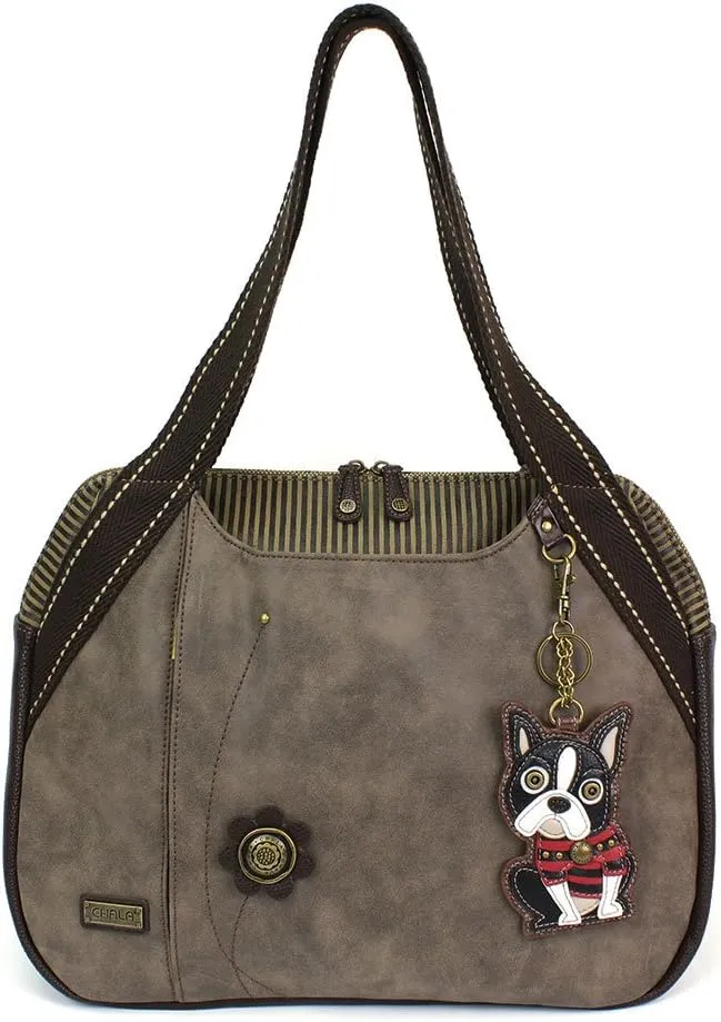CHALA Handbags Large Bowling Tote Bag- Pet Lover's Collection