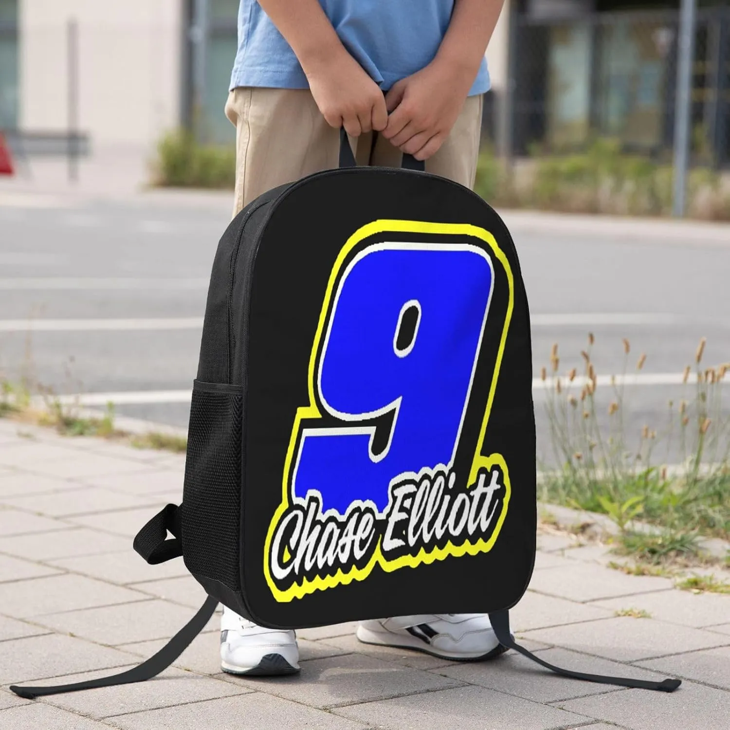 Chase-Elliott-Car-9 Backpack Work Rucksack Computer Bag 17 Inch Travel Backpack Gym Bags