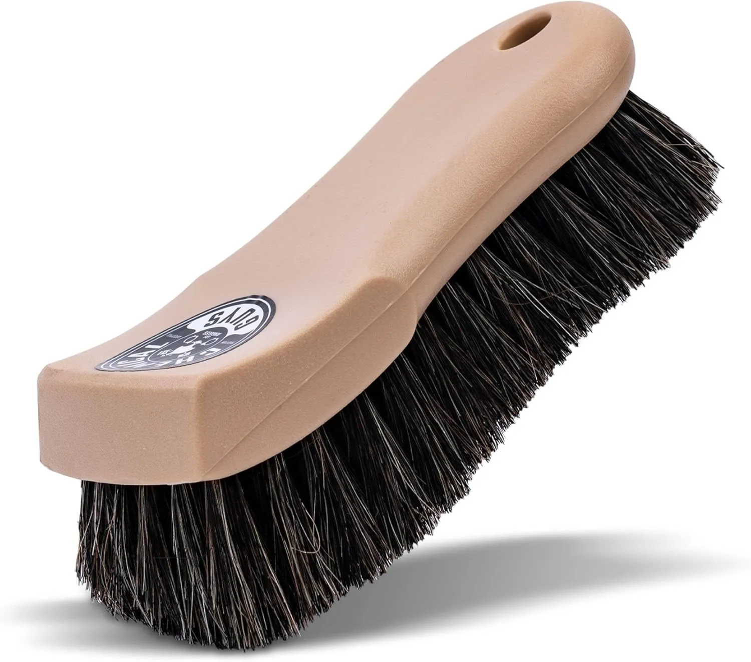 Chemical Guys ACC_S95 Long Bristle Horse Hair Leather Cleaning Brush for Car Interiors, Furniture, Sneakers, Boots, and More (Works on Natural, Synthetic, Pleather, Faux Leather and More)