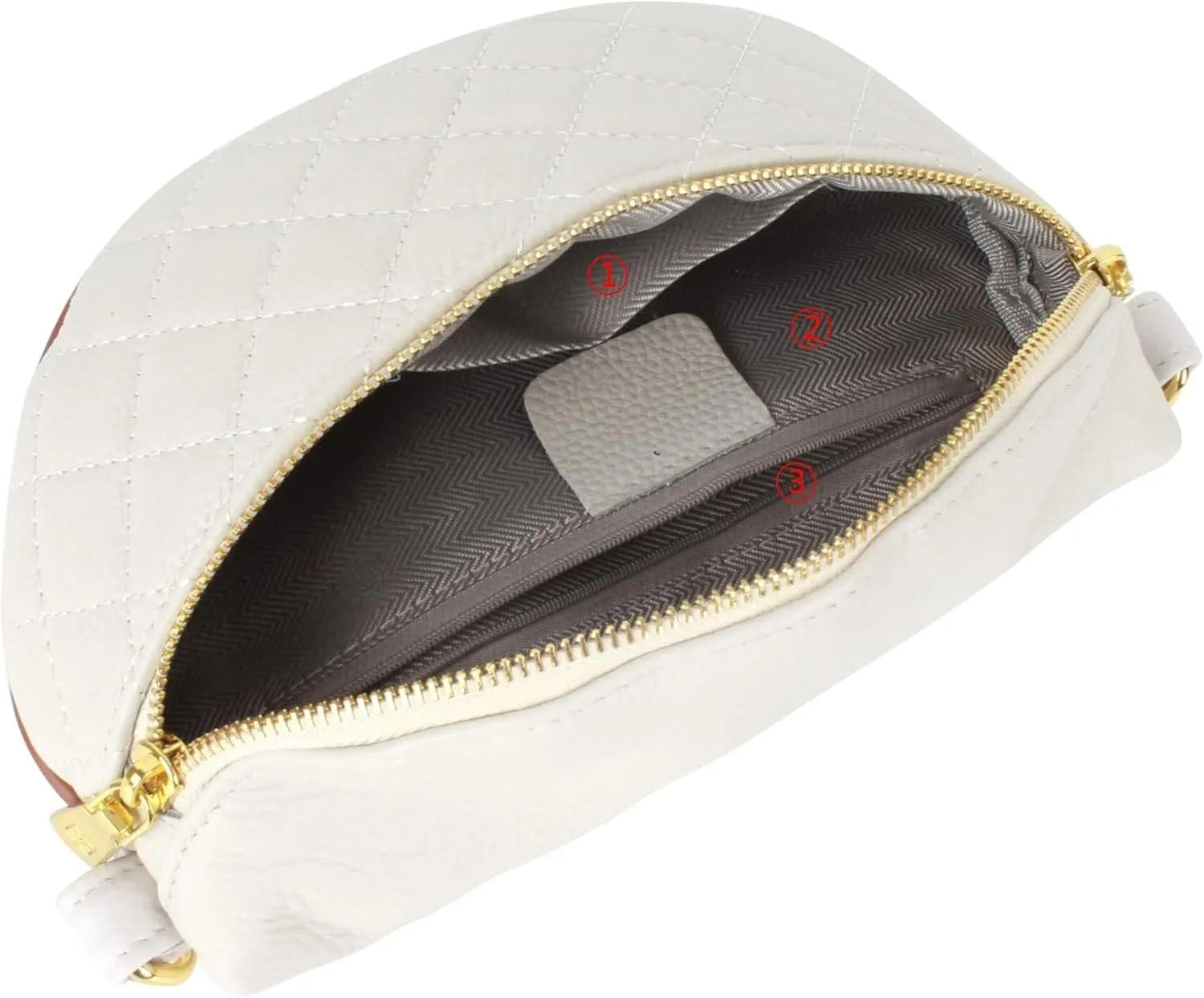 Chest Phone Purse Wide Straps Crossbody Shoulder Dazzling Rhinestones Fanny Pack Slide Zip Waist Pack