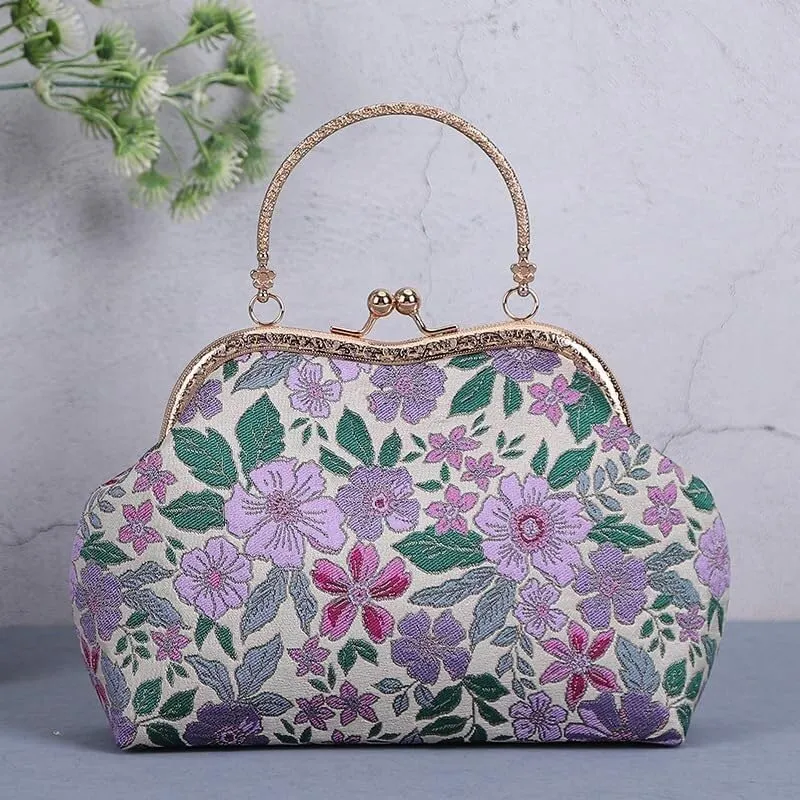 Chic Bags Women's Handbags Purses 120CM Chain Vintage Metal Shell Bag Palace Bags Fringe Tassel Bags