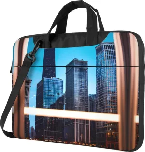 Chicago Reflect Laptop Bag - Shockproof & Stylish Laptop Handbag For Unique And Safe Laptop Transportation