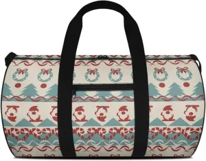 Christmas Elf Duffle Bag for Women Men Vintage Carry On Bag with Internal Pocket Man Travel Bag for Woman Ladies Multifunctional Luggage Bag for Father Mother Lady