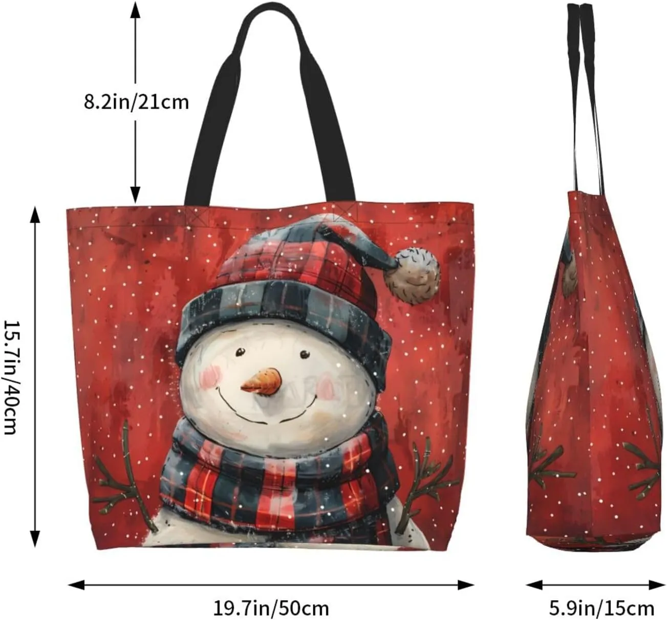 Christmas Tote Bags women Large shopping Bag Christmas Handbags Travel Bags