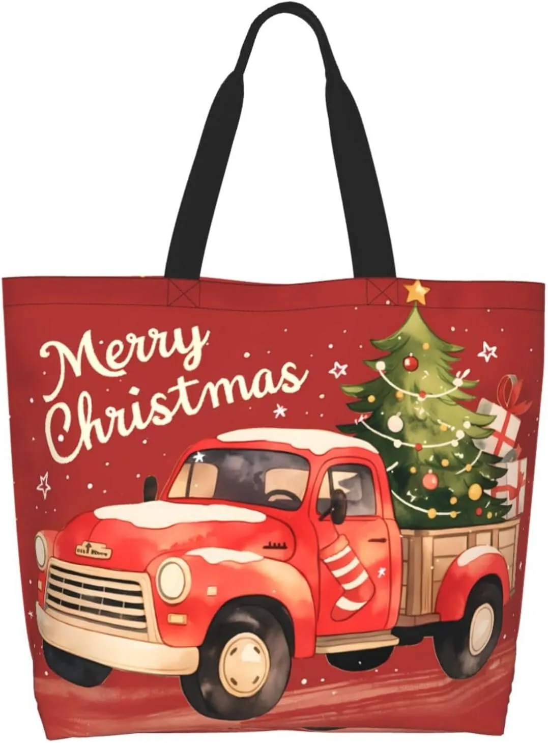 Christmas Tote Bags women Large shopping Bag Christmas Handbags Travel Bags